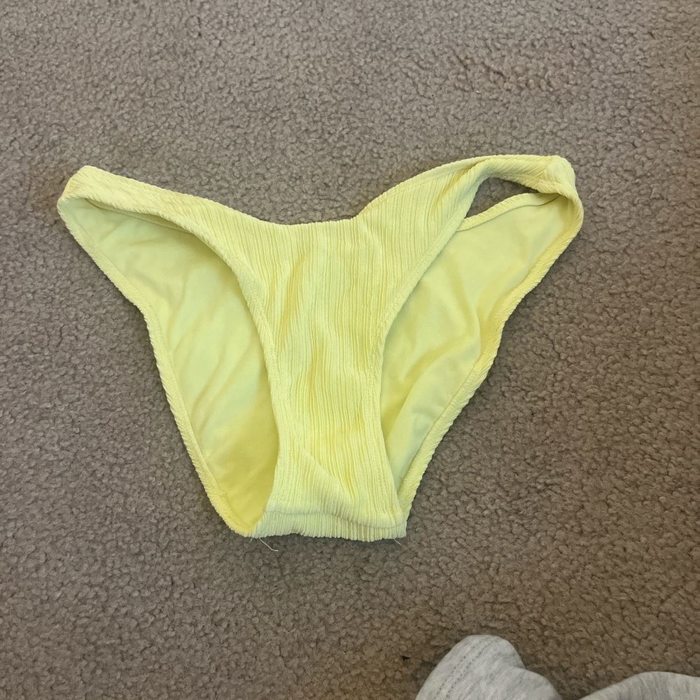 Yellow bikini bottoms